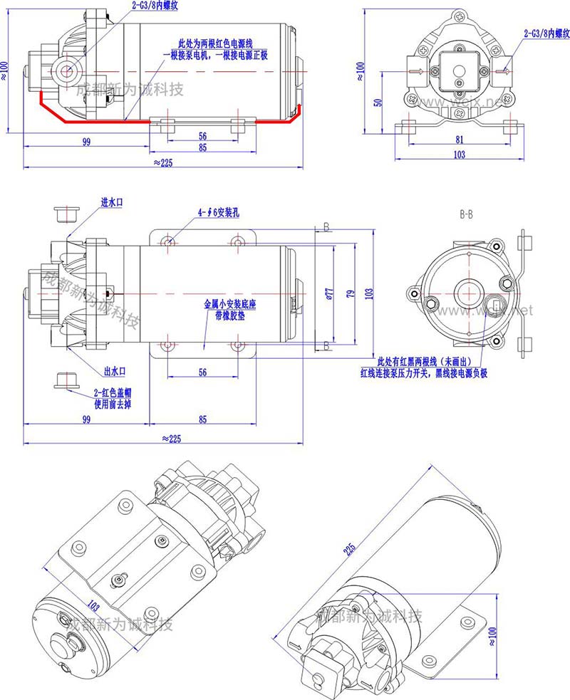 HSP11050T压开-三维