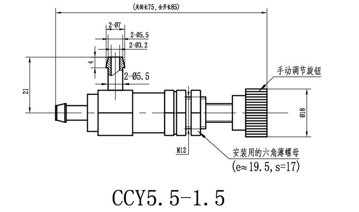 ڷCC1.5СŶάߴͼ