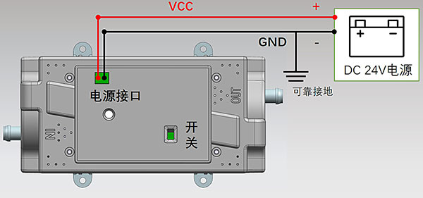 高负压调速微型真空泵V60-基础型接线
